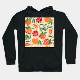 Citrus Pattern Hoodie